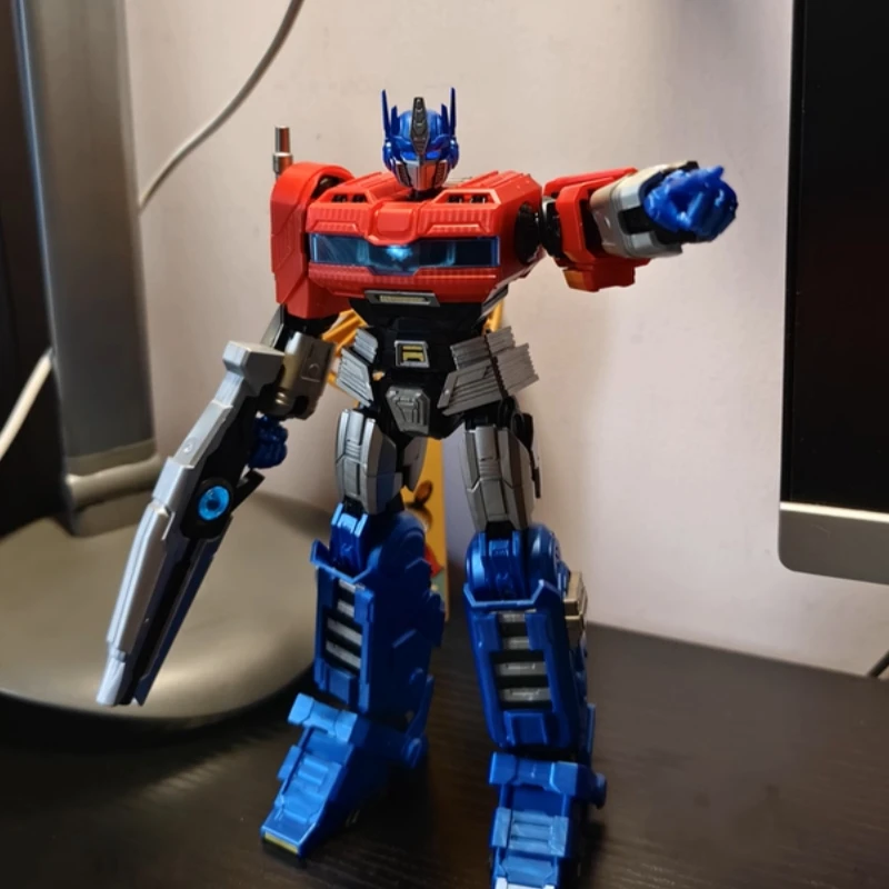 Original Blokees Transformers One Action Edition Optimus Prime Orion Pax éclairage assemblé figurines d'action modèle mobile jouet