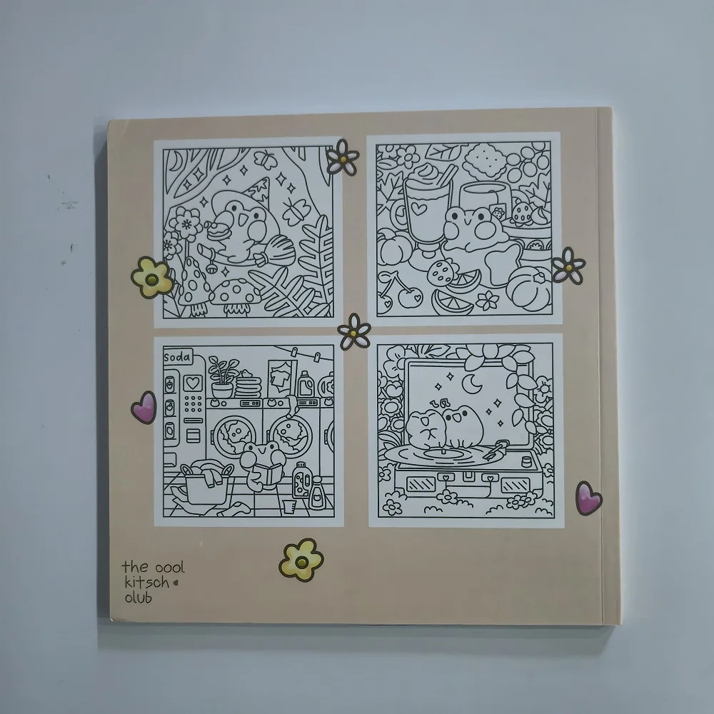 Froggy Days A Kawaii Frog Coloring Book Adorable Frog Adventures in Relaxing Coloring for All Ages Stress Relief and Creativity