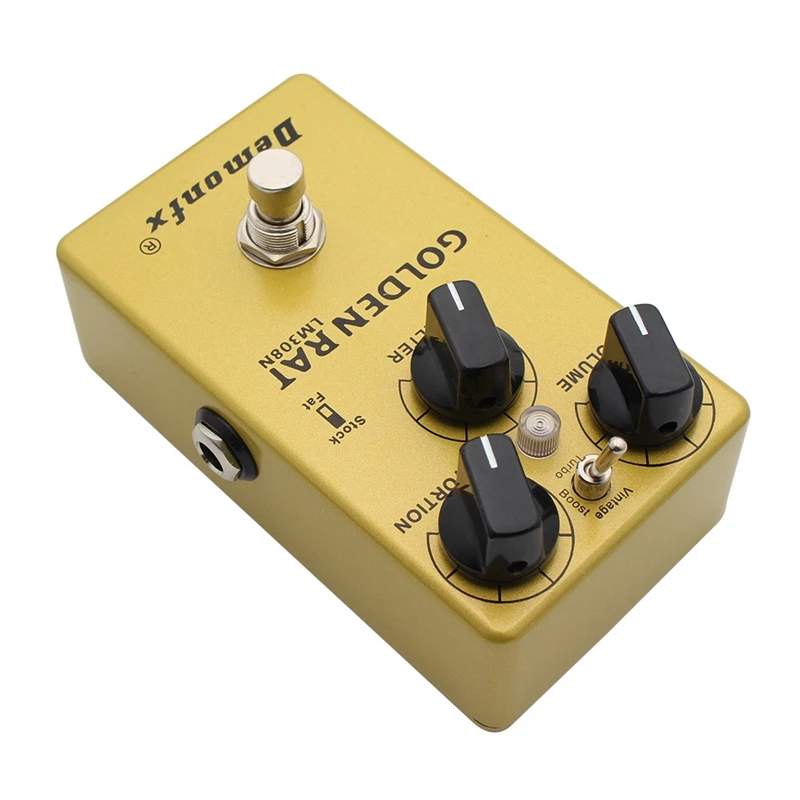 Demonfx Gold RAT Guitar Effect Pedal with Three Mode Switch