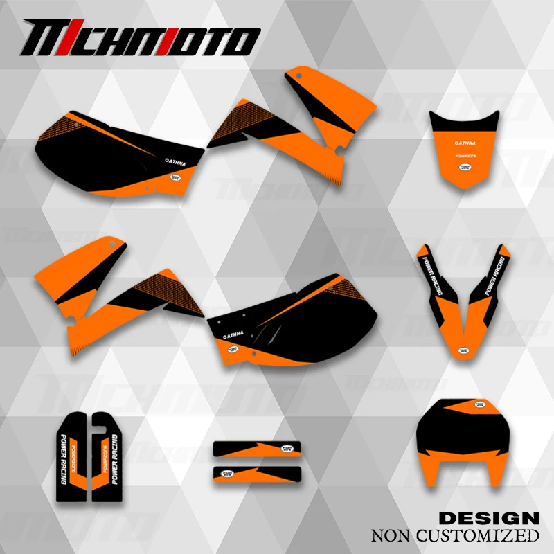 

MCHMFG новый стиль графические наклейки наборы наклеек для KTM LC4 640 1998 1999 2000 2001 2002 2003 2004 2005 2006 2007