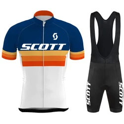 SCOTT Sport Men Clothing Bicycle for Men Cycle Wear Men's Cycling Set Man Mountain Bike Jerseys Team Jersey Sets Sports Bicycles