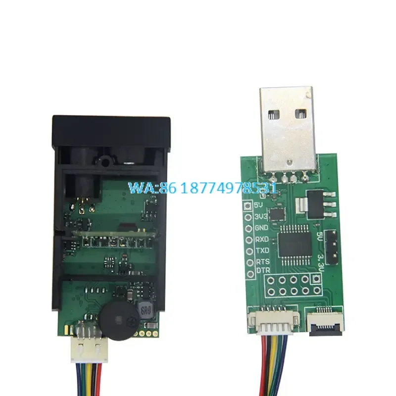 Wmwmnu High Accuracy Industrial Serial Port Range Finder Sensor Module with USB