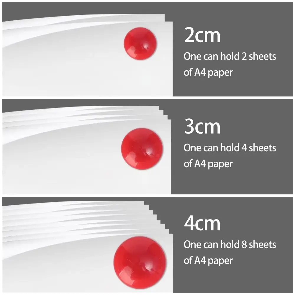 New 20/30/40mm Magnetic Beads DIY Colorful Office Whiteboard Magnets Round Chalkboard Stickers