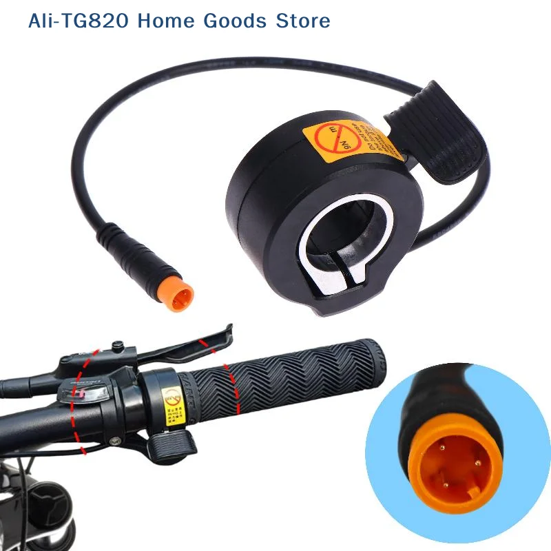 [TG820]1Pcs 130X Speed Connector Waterproof Thumb Throttle For Electric Scooter E-Bike Replacement Repair Parts