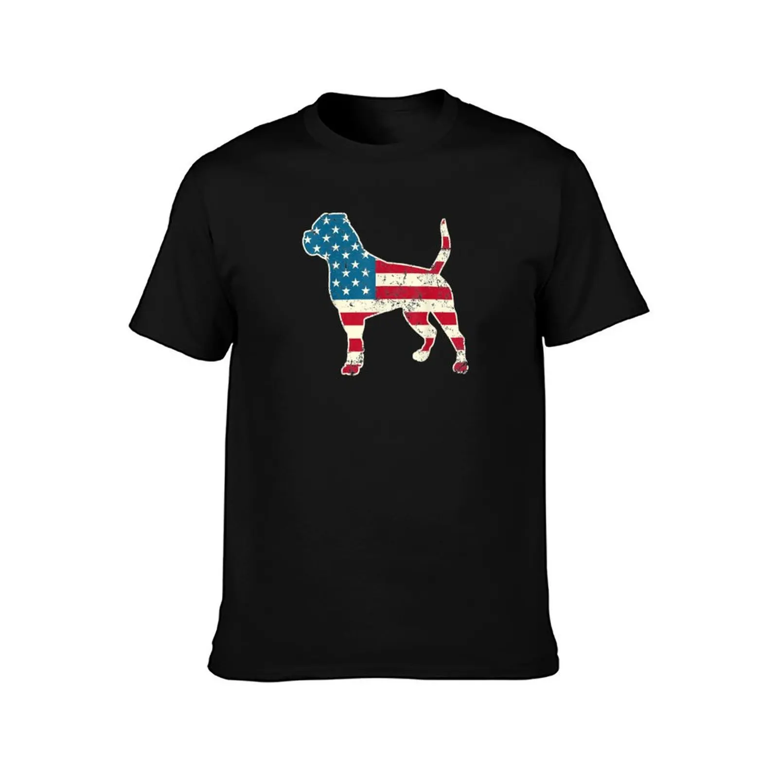American Bulldog 4th of July T-Shirt t shirts for man slim fit T-Shirt