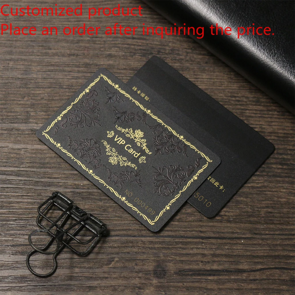 Customized product ISO Model Metal Business Card Waterproof PVC With Stainless Steel RFID NFC Chip 1K Ntag213 Chip for Hotels an