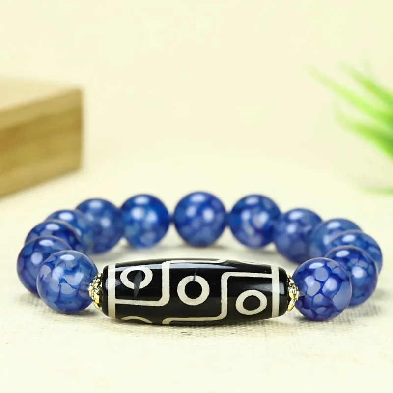 

Elegant Natural Agate Bead Bracelet - Ladies Accessories for Casual and Formal Settings