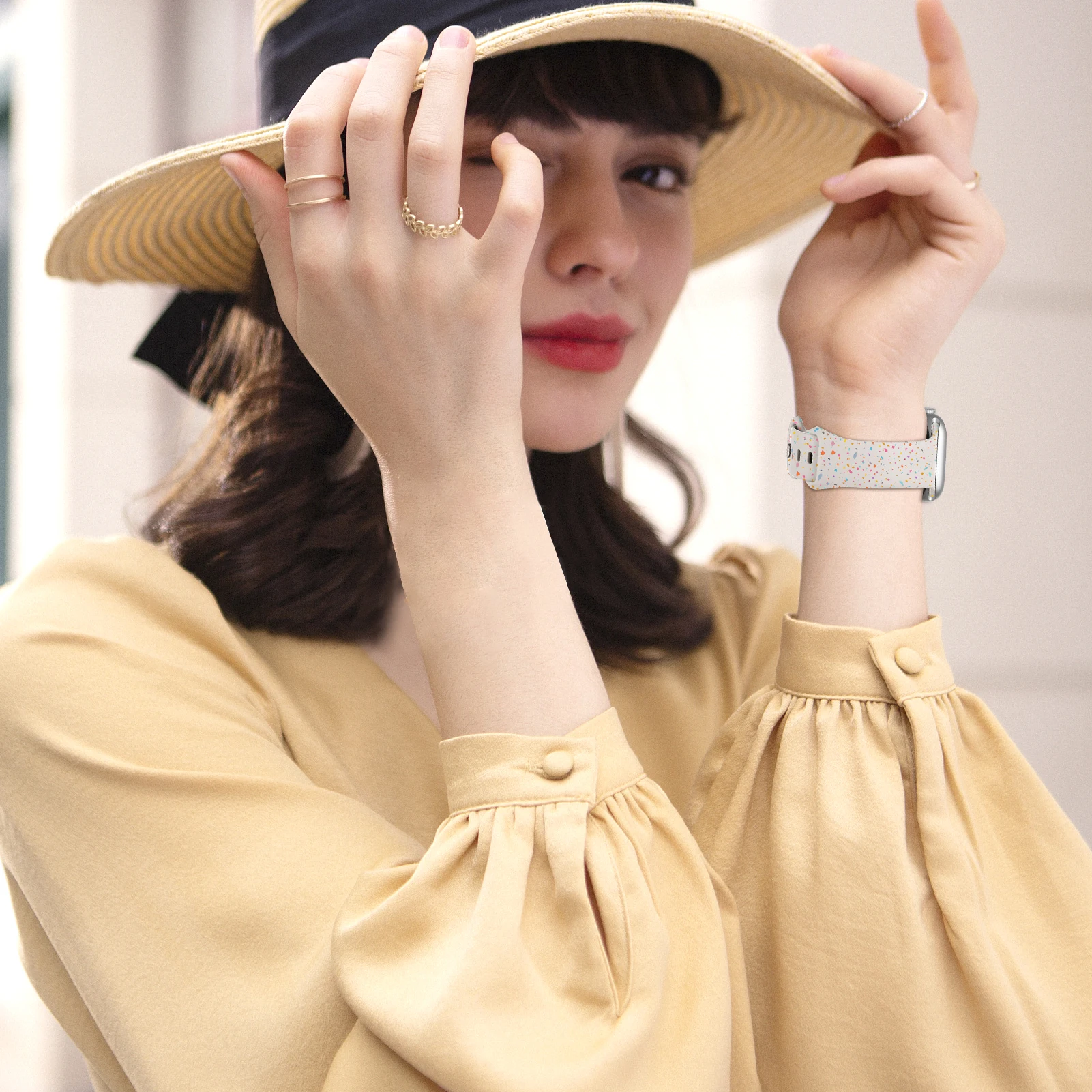 สําหรับ Apple Watch Ultra 2 Band 40 มม.45 มม.44 มม.41 มม.42 46 มม.49 มม.กีฬาสร้อยข้อมือซิลิโคน Correa iWatch Series 9 8 7 6 3 SE 10