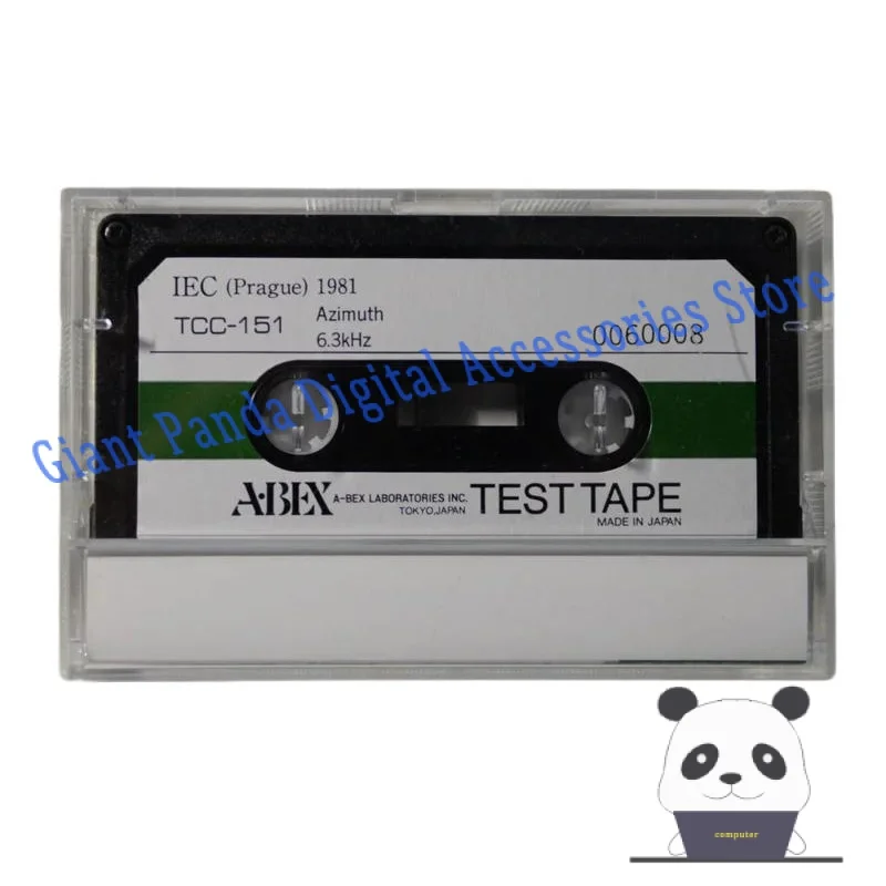 

For ABEX Azimuth Test Tape TCC-151 6.3kHz New