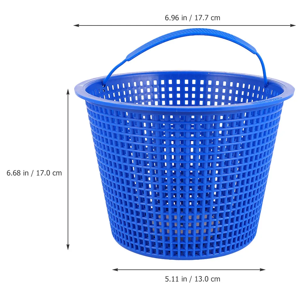 2Pcs Swimming Pool Filter Basket Anti Clogging Pump Basket Garbage Filter Leaves Debris Trap Pool Cleaning Accessory