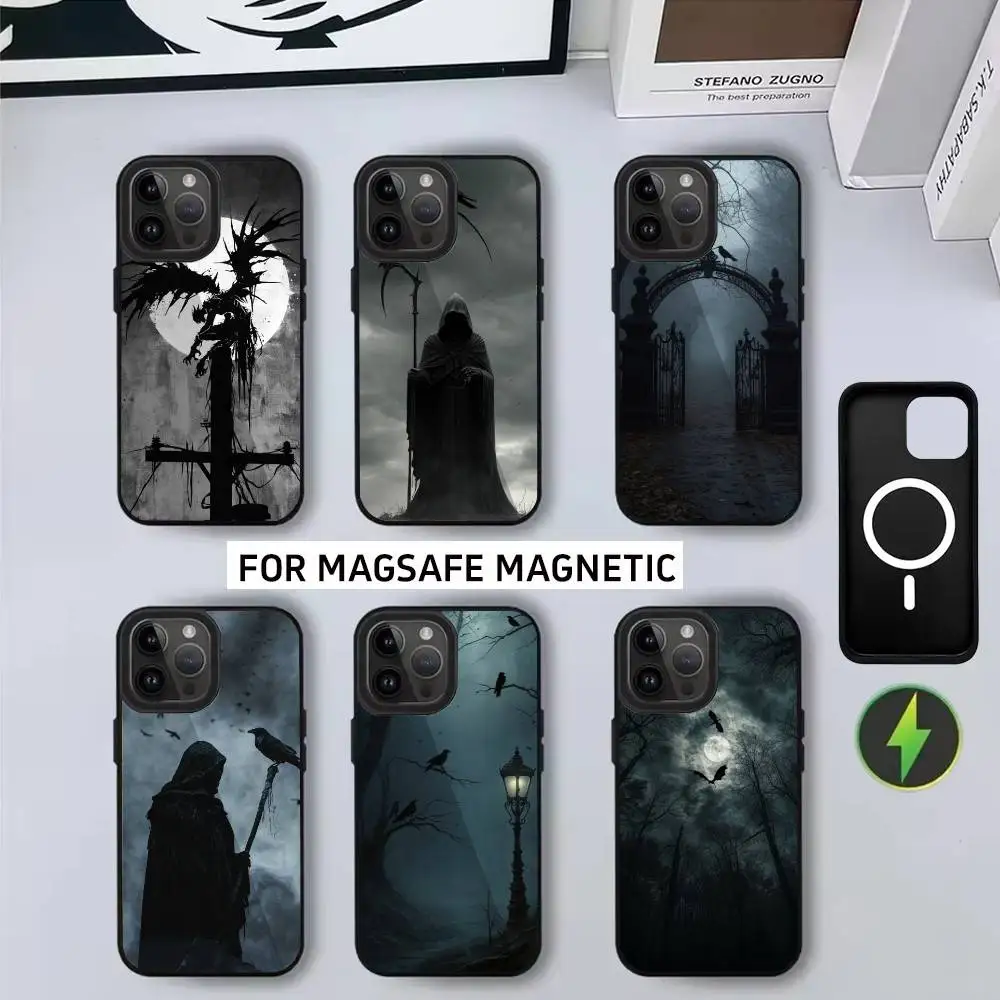 

Game R-Resident E-Evil V-Village-S Phone Case For iPhone17,16,15,14,13,12,11 Plus,Pro Max Magnetic For Magsafe Wireless Charging