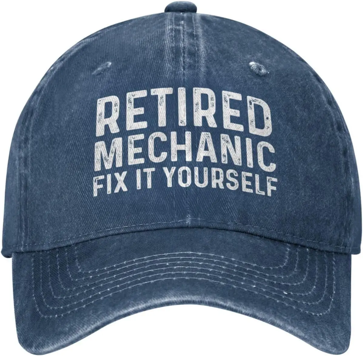 Retired Mechanic Fixs It Yourself Hat for Women Baseball Hat Graphic Cap