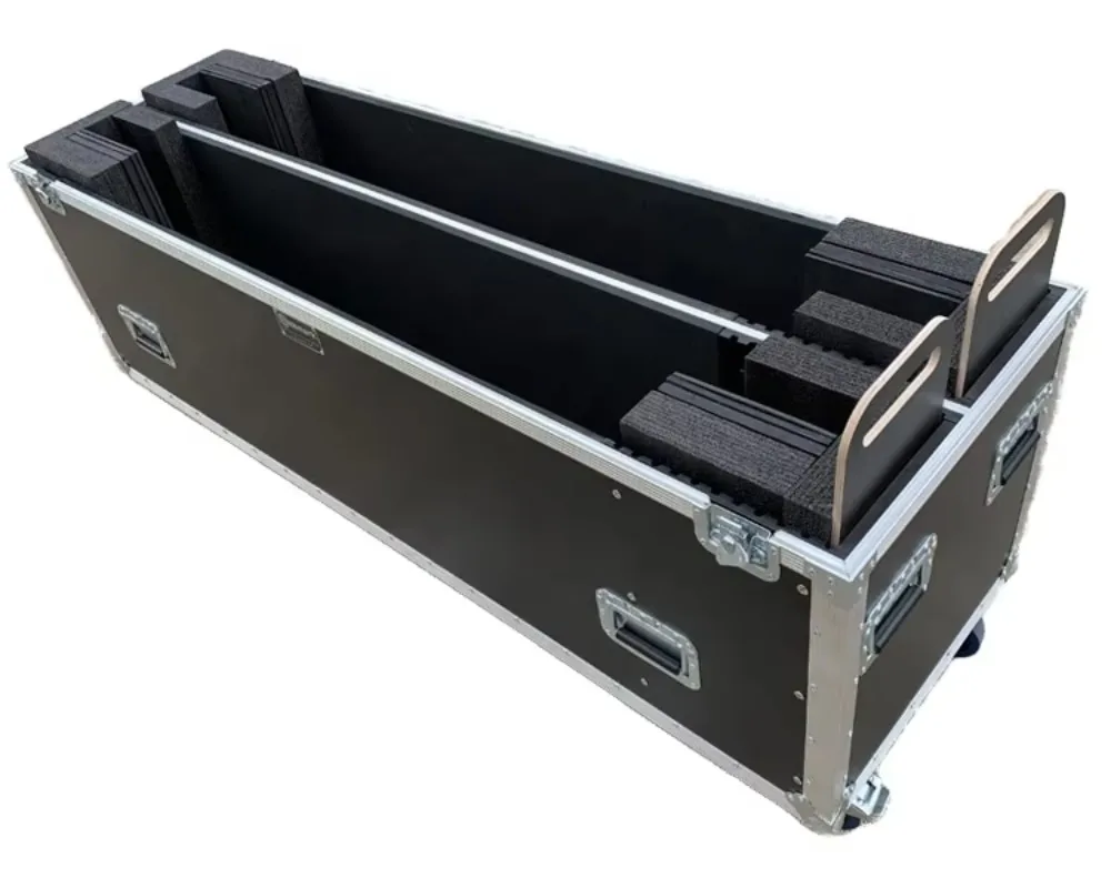 

Universal Adjustable Dual 55 65 75 85 86 Inch Flat Screen Plasma LCD LED TV Flight Road Case