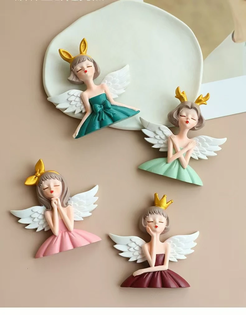 Angel Girl Silicone r Multi-style  Candle Plaster MoldCartoon Home Decoration DIY Kit for Soap Epoxy Baking Switch Plate