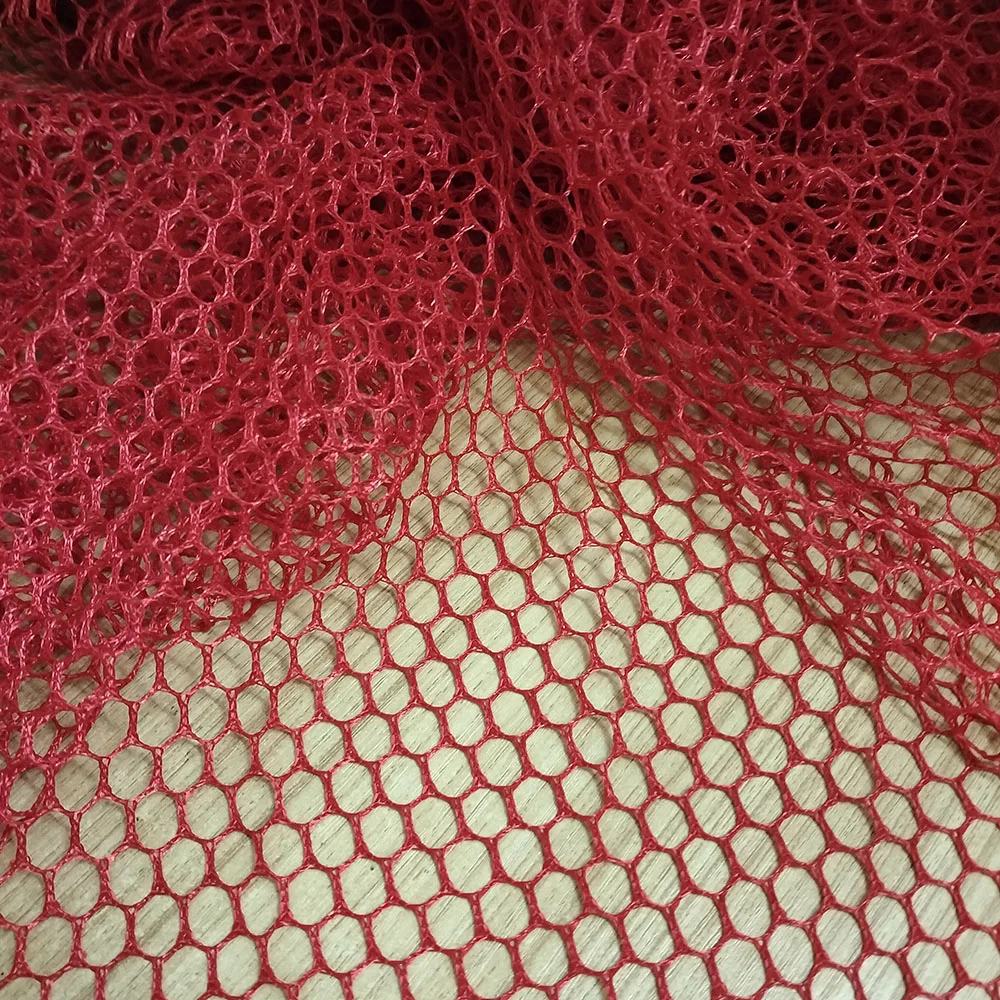 Black Hollow Grid Net Fabric, Multi-Functional Mesh Fabric, DIY Shopping Bag, Vegetable Bag, Sewing Cloth, Fashion, 1Yard