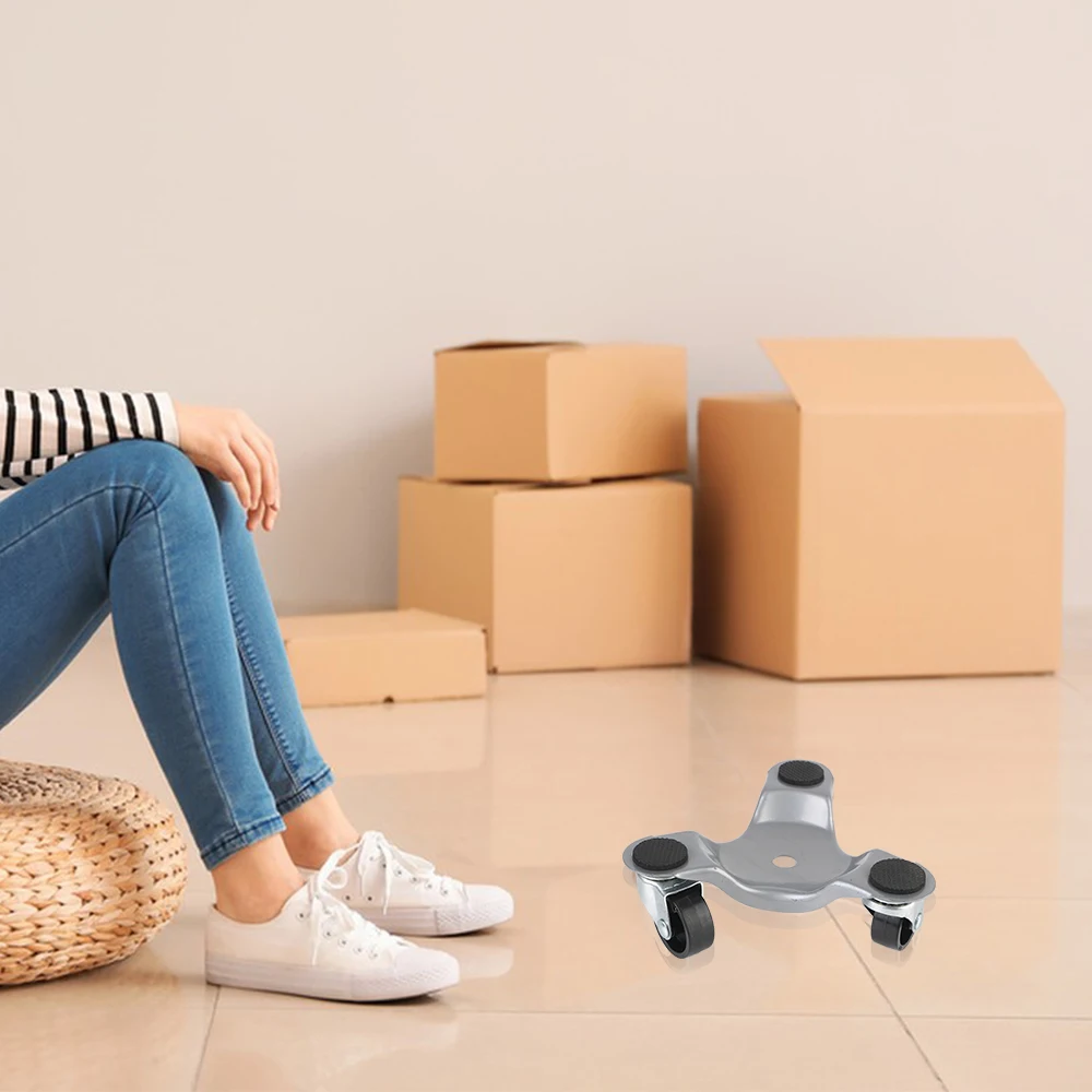 สําหรับตู้ 3 ล้อ เคลื่อนย้าย Dolly เฟอร์นิเจอร์ เหล็กสามเหลี่ยม Mover Dolly เคลื่อนย้ายเฟอร์นิเจอร์ วัตถุหนัก Mover ล้อ