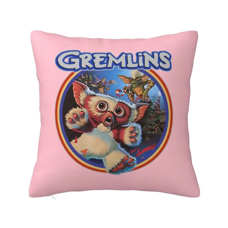 

Custom Gremlinse 84 Cushion Covers Gizmo 80s Movie Mogwai Monster Retro Sci Fi Soft Modern Pillow Cases