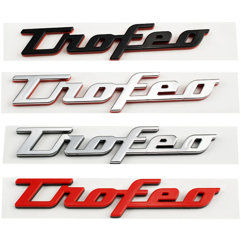 

Car Trunk Fender Door Letters Logo Badge Emblem Decals Sticker For Maserati Levante Ghibli Granturismo Trofeo Accessories