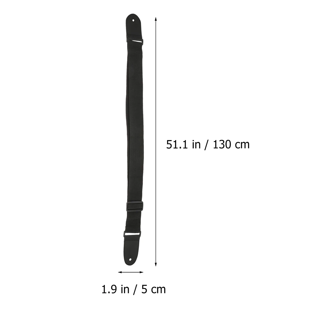 

2pcs Thick Guitar Strap Adjustable Shoulder Belt For Folk Electric Guitar Durable Anti-Wear Replacement Gift Accessory