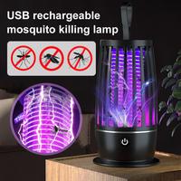 LED UV Mosquito Killer Lamp Indoor Radiationless Electric Shock Mosquito Repellent USB Charging Zapper Camping Garden Bedroom