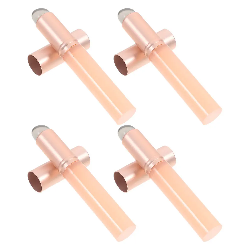 

4Pcs Plastic Lip Brush Professional Lipstick Applicator Smooth Tip for Precise Portable Tool for Women