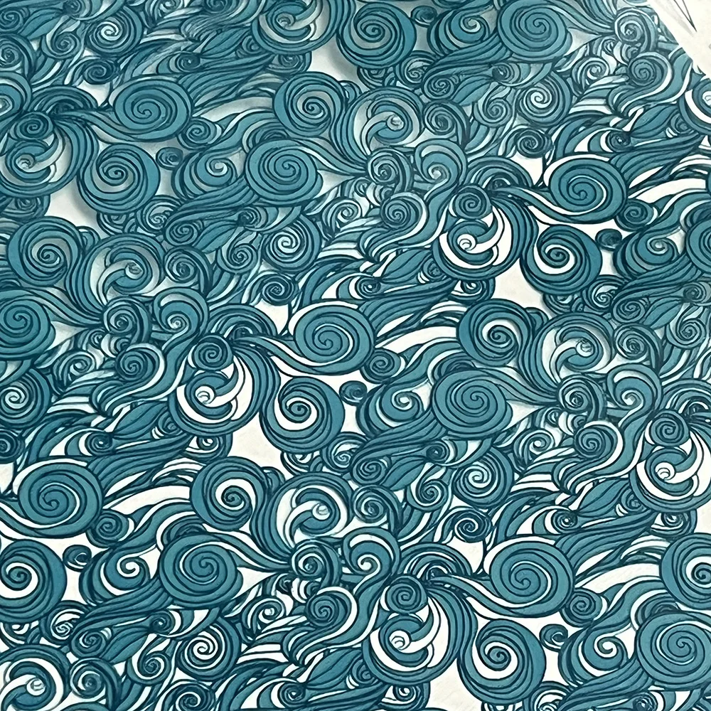 

Width 50CM Water Transfer Printing Film 2 meters Hydrographic film Blue Flower