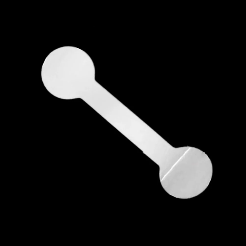 

200Pcs Premium Self-Adhesive Jewelry Labels Round White Necklace Ring Bracelet Price Tags Easy Remove No Residue