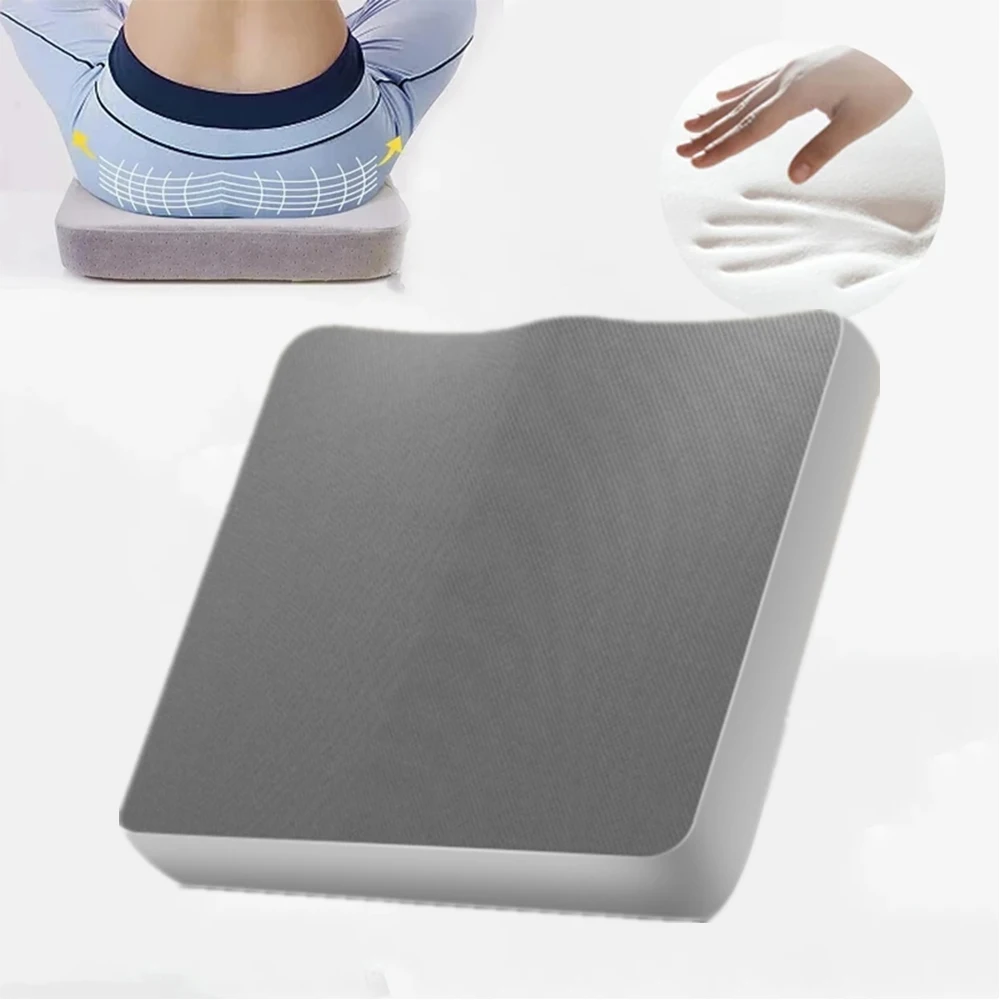 

Ergonomic Memory Cotton Office Cushion Non-Slip Seat Cushion Butt Cushions Tailbone Pillow Hemorrhoid Cushion Подушка Для Кресла