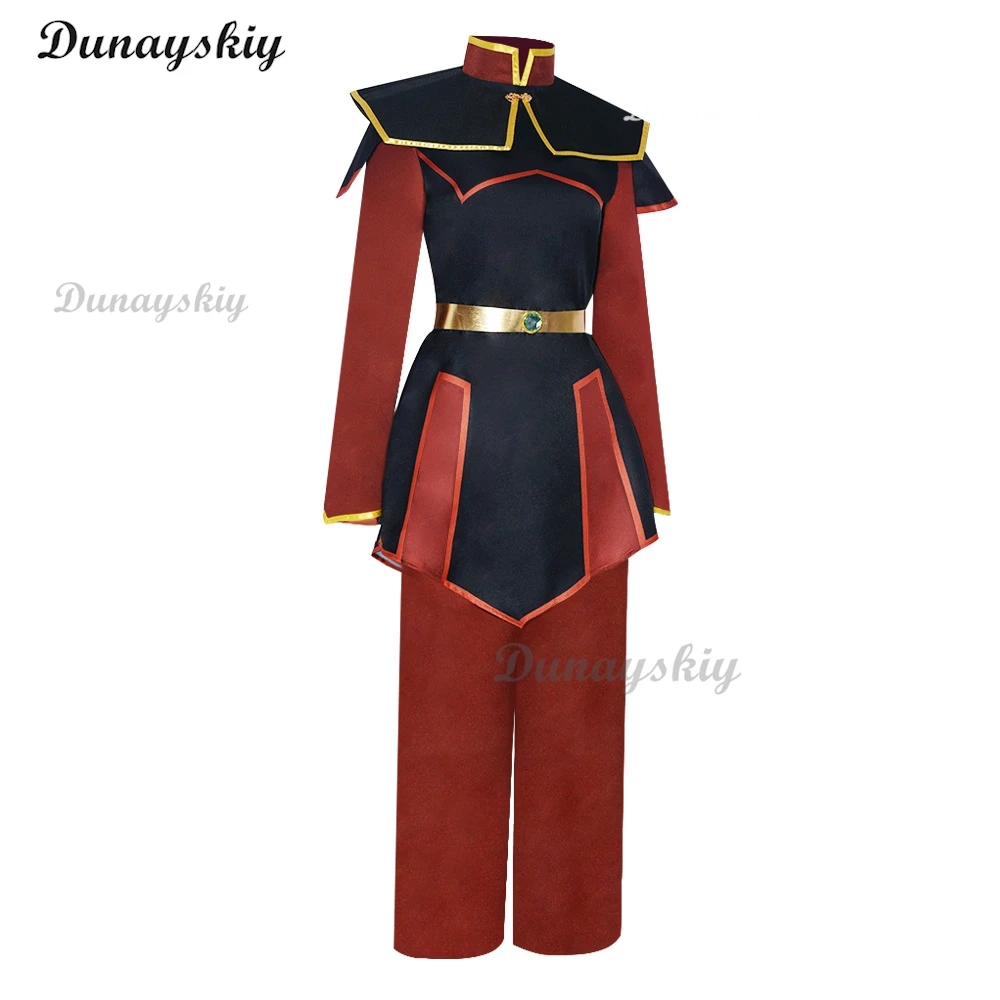 Anime Avatar Cosplay The Last Airbender Azula Cosplay Sets Cosplay Costume Halloween Cosplay Clothings with Wig Suit