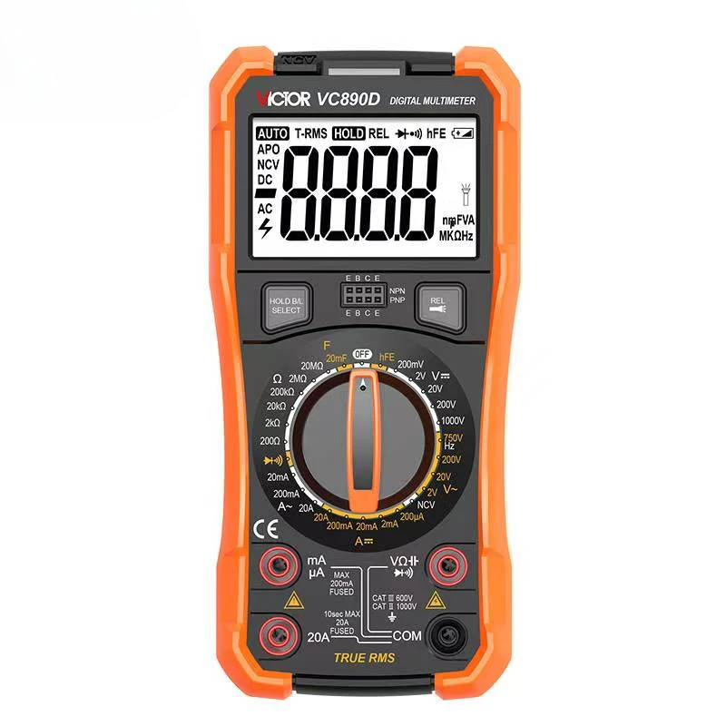 Anti-burn Full Protection VC890D/C Digital Multimeter Electrical Digital Display Automatic High-precision Household