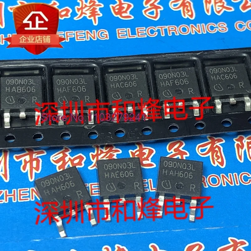 (10PCS/LOT) 090N03L IPD090N03LG   TO-252  30V 40A