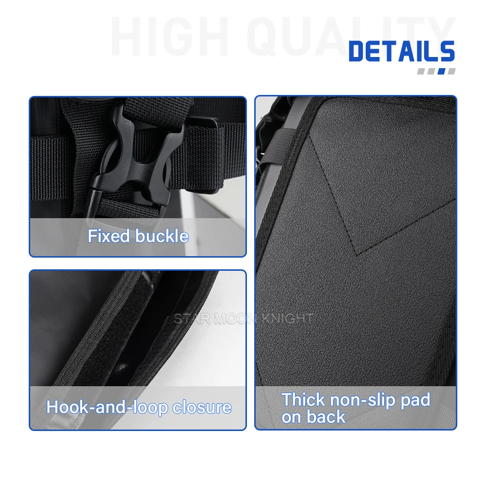 Para BMW R1250GS R1250 GSA R1200GS LC ADV R 1200 1250 GS TROPHY bolsas de barra de choque para marco de motocicleta bolsa de parachoques lateral impermeable de 8L