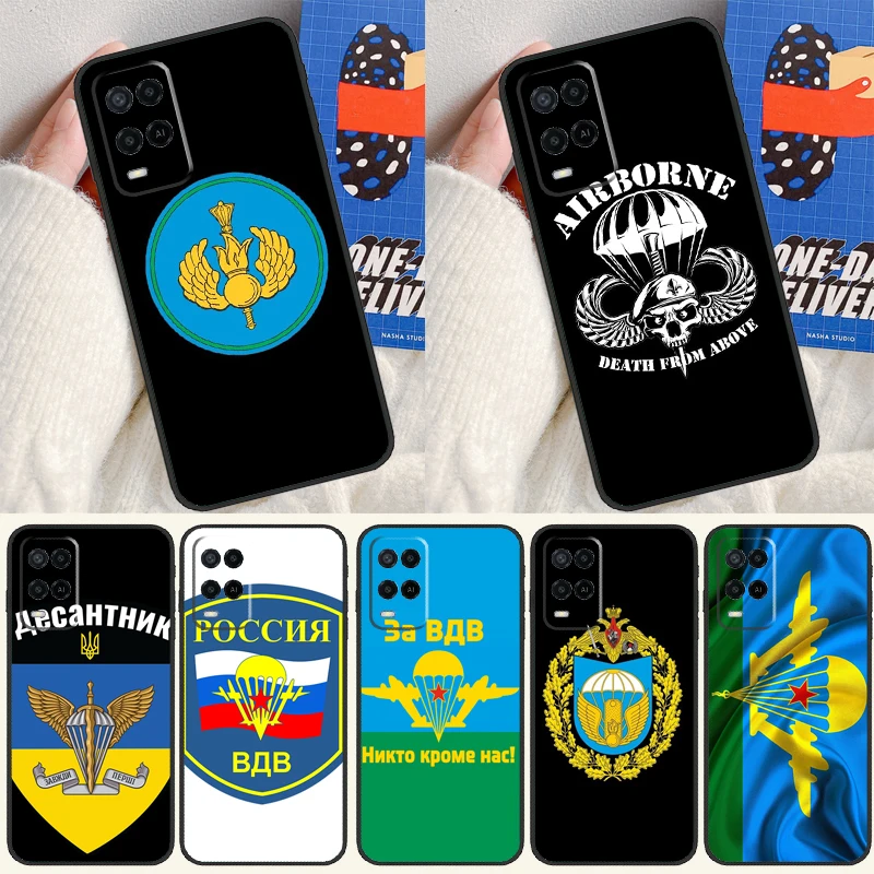 Russia Airborne For OPPO A57 A77 A78 A17 A16 A76 A96 A15 A52 A72 A91 A93 A54 A74 A94 A5 A9 A31 A53s A54s Case