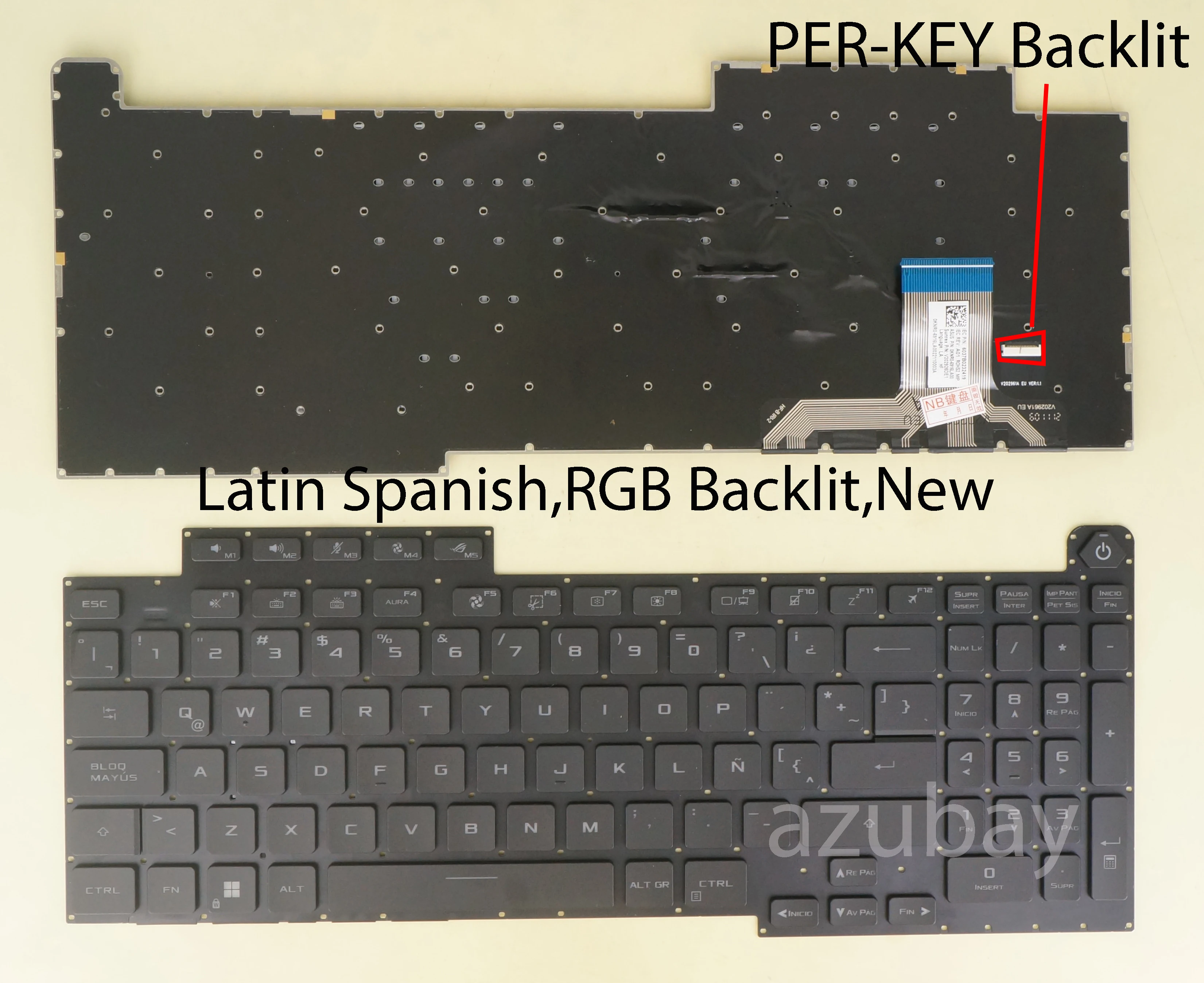 Keyboard For ASUS ROG Strix SCAR G733ZM G733ZW G733ZX G733ZS