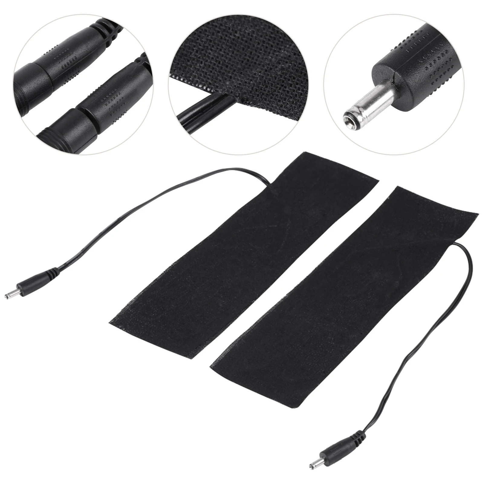 1 Par de Almohadillas Calefactoras Eléctricas USB de 5V para Calentar los Pies, Calentador Eléctrico USB para Ropa