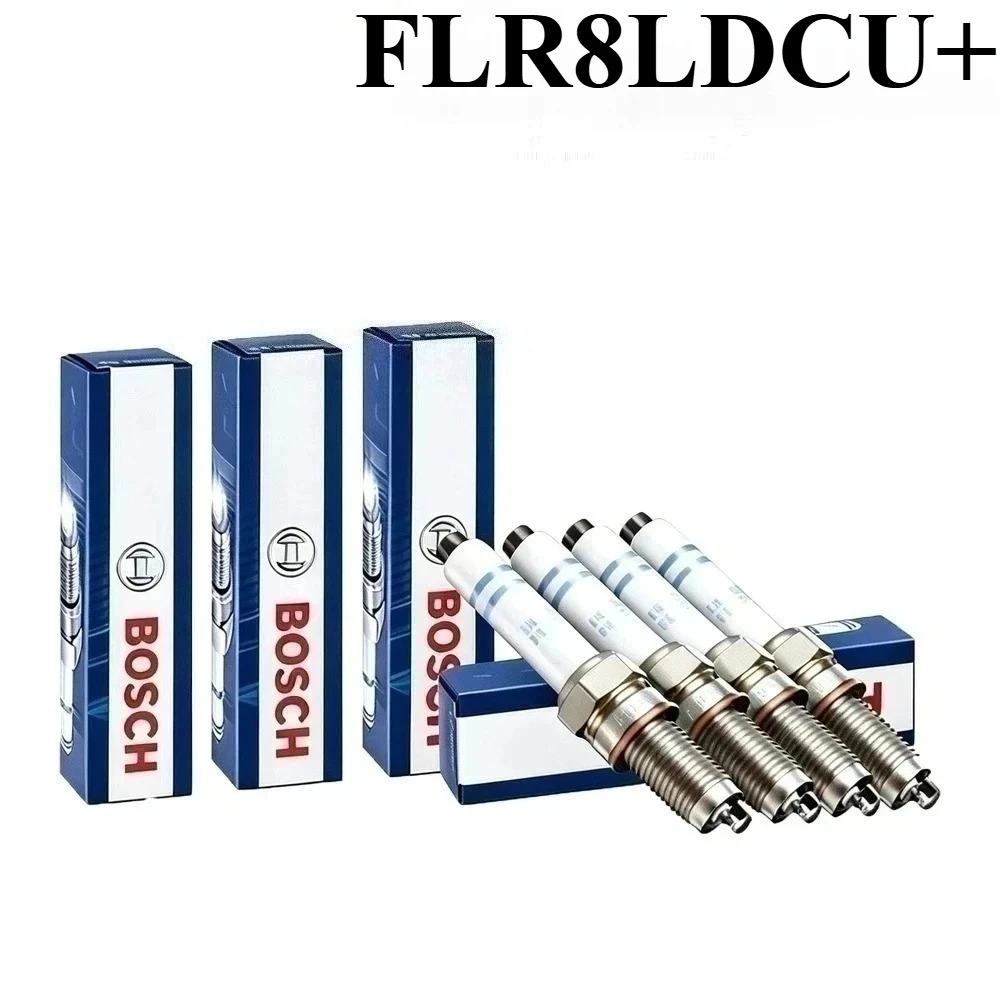 ボッシュ FLR8LDCU+ ニッケル銅コアスパークプラグ、 - Bosch Spark Plug Copper のレビューと価格