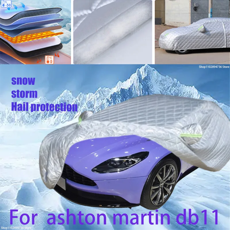 

For ashton martin db11 Outdoor Cotton Thickened Awning For Car Anti Hail Protection Snow Covers Sunshade Waterproof Dustproof