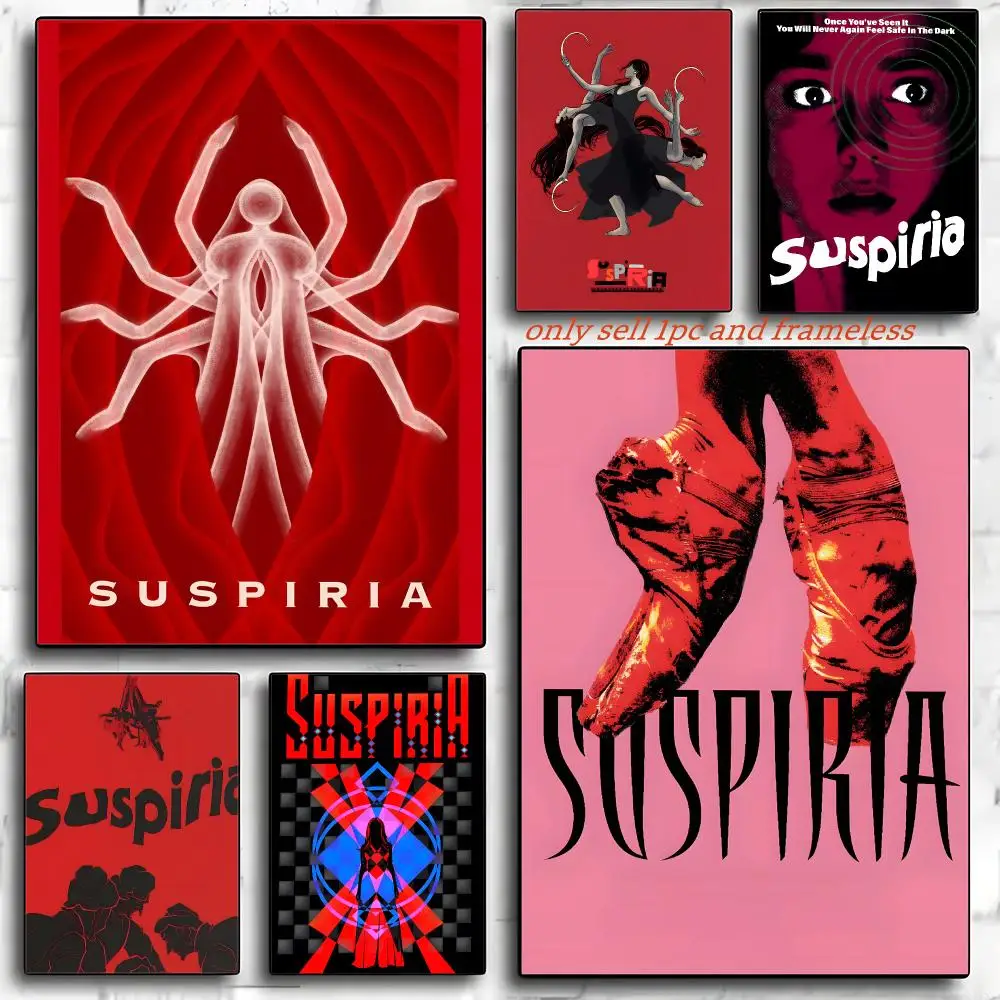 Moive S-Suspiria Poster Poster HD Art Sticky Wall Waterproof Home Living Room Bedroom Bar Aesthetic Decoration