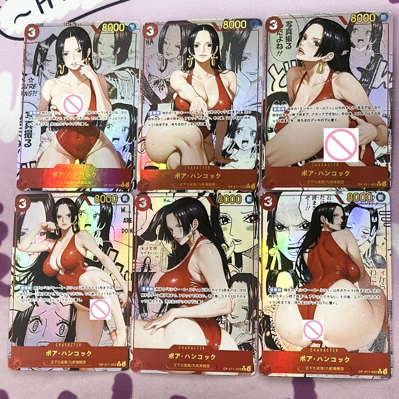 Anime déesse histoire Hancock Robin Yamato Nami Vivi bricolage cartes Flash faites maison noël anniversaire cadeau Collection jouets pour enfants