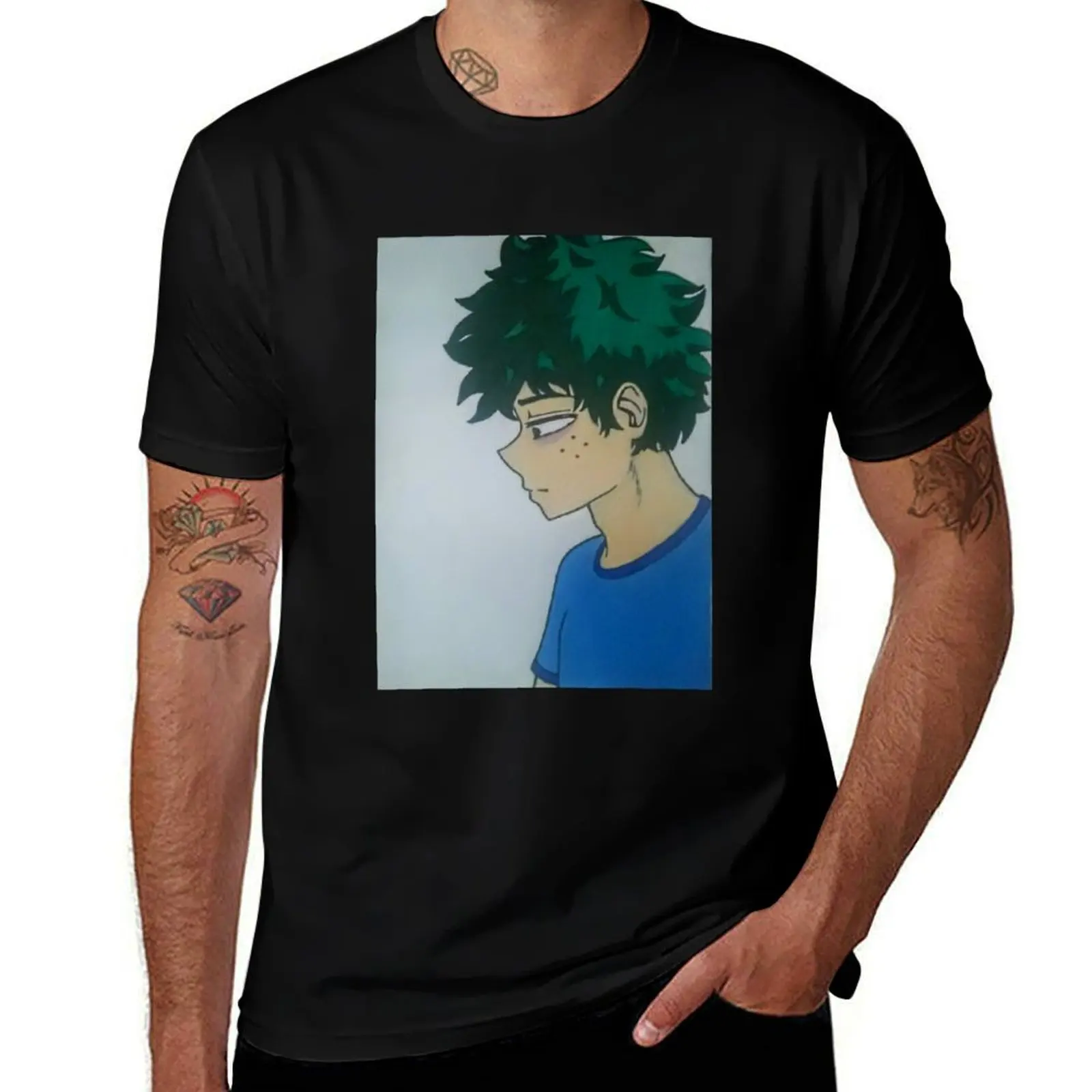 

Depressed Midoriya T-Shirt Personalized t-shirt valentines boutique clothes blacks t shirts for men