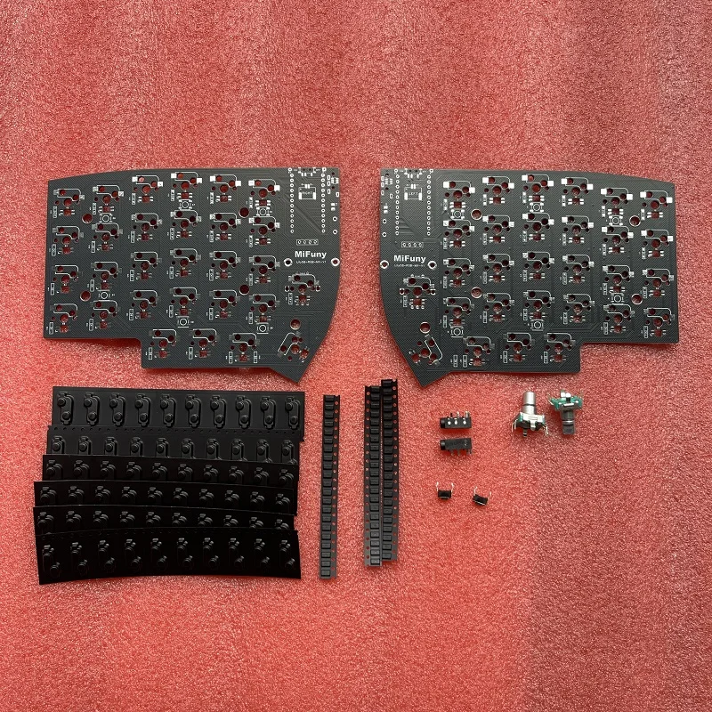 

Lily58 Split Keyboard PCB RGB MX Kit Customized Wired or Wireless Keyboard Accessories Un-soldered DIY Teclado Mecanico