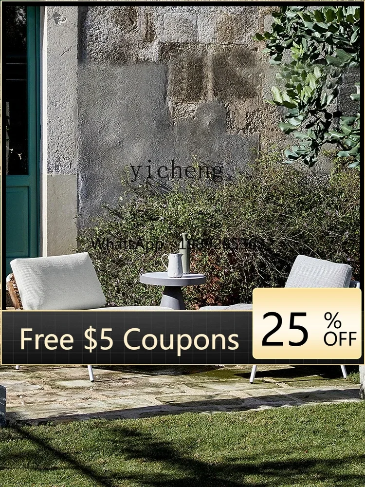 

Outdoor Rattan Chair Sofa Courtyard Single Bed & Breakfast Outdoor Outdoor Garden Waterproof Leisure Rattan Chair