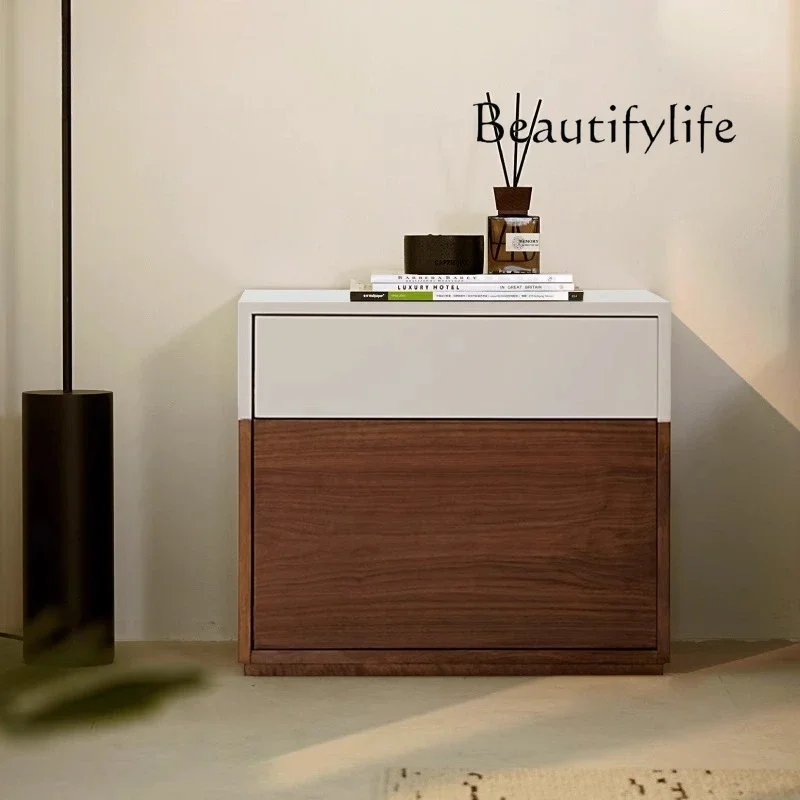 

XX Bedside Table Modern Simple Bedroom Household Small Storage Medium Antique Storage Bedside Table