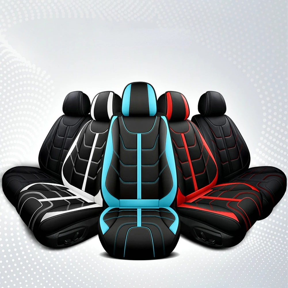 2023 New Luxury Car Seat Cushion All-surrounding Nappa Leather Car Seat Cover Four Season Front/ Rear/ Full Set Cover Cushion