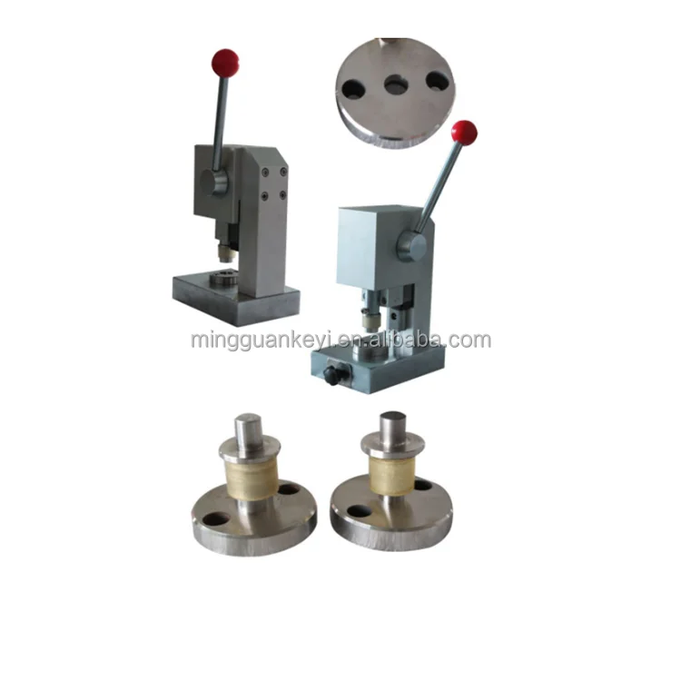 آلة تثقيب قرص الخلية المعدنية اليدوية آلة قطع قرص خلية العملة لبطارية المختبر واللكم الكهربائي