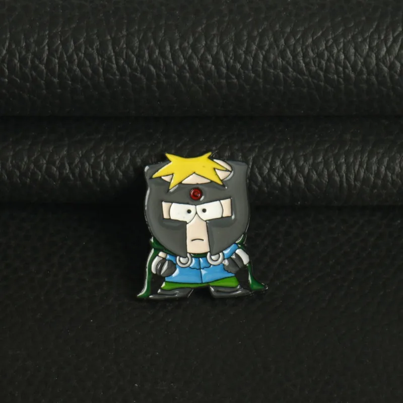 7 قطعة/المجموعة الكرتون التلفزيون فيلم كارتمان الشكل شارات التلبيب دبابيس لحقائب الظهر لطيف شارة الملابس مجوهرات الملابس والاكسسوارات