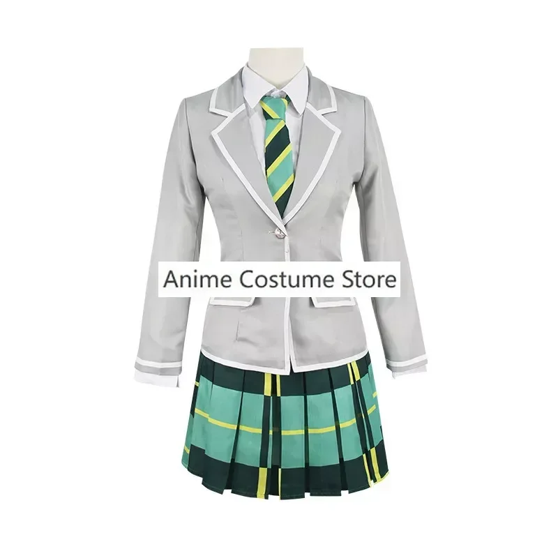 BanG Dream! Takamatsu Tomori Cosplay Costume It's MyGO!!! Anon Chihaya School Uniform School girl Lovely Wig Shirt Skirt Uniform