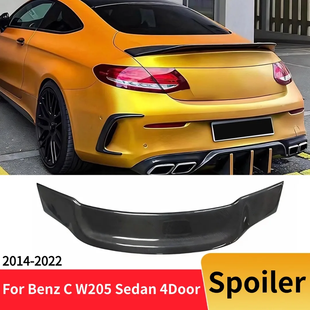 

Задний воздушный дефлектор, спойлер багажника, комплект кузова для Mercedes Benz C Class W205 2014-2022 4Door C180 C200 C250 C300 C450 C43 Sedan