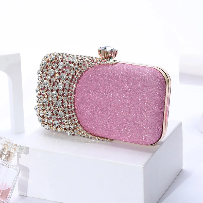 

Bridal Clutch purse 2022 new Women Diamond Evening Clutch Bags Bling Banquet Wallets Wedding Dinner Bags Drop Shipping B468
