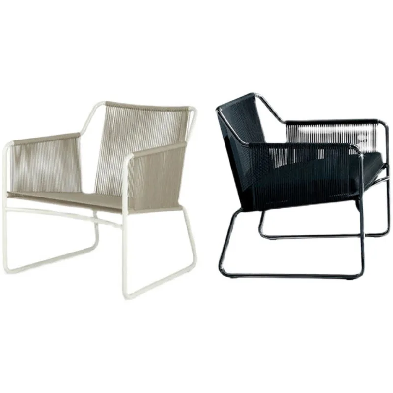 Leisure rattan outdoor dining table and chairs simple solid wood